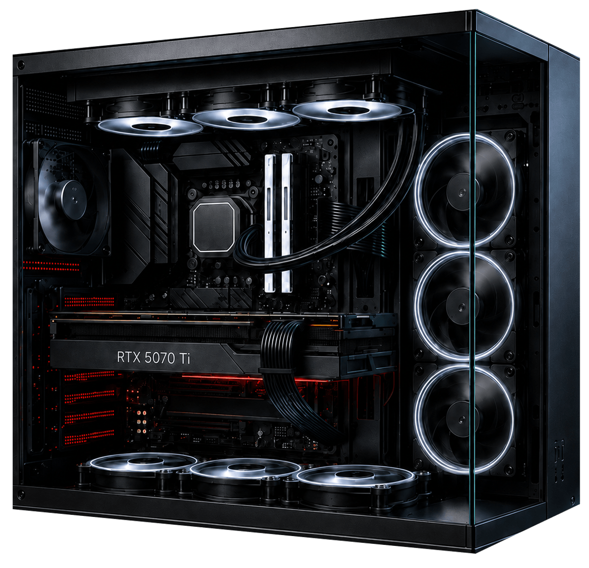 PC GamingBross nero assemblato su misura