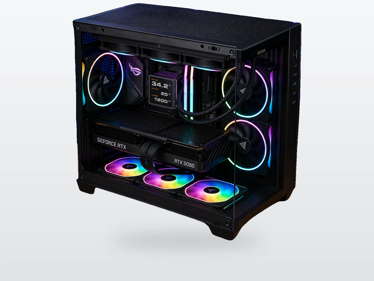 PC Gaming RTX 5080 Ryzen 7 9800X3D 32GB DDR5 SSD 1TB BROSS TOR VISTEK
