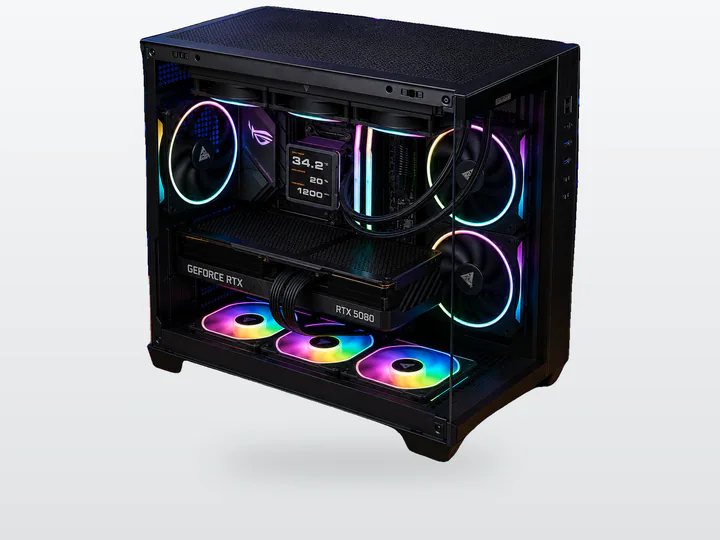 PC Gaming RTX 5080 Ryzen 7 9800X3D 32GB DDR5 SSD 1TB BROSS TOR VISTEK