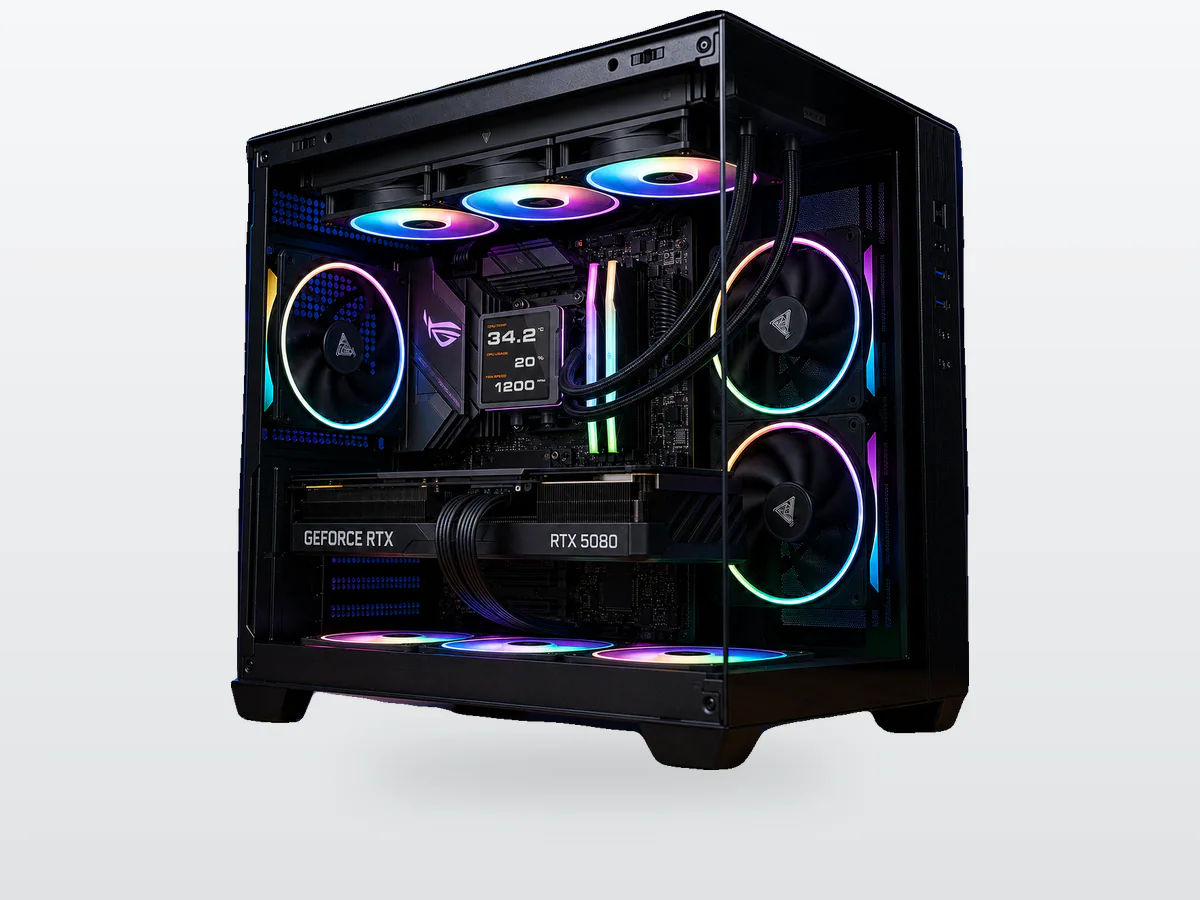 PC Gaming RTX 5080 Ryzen 7 9800X3D 32GB DDR5 SSD 1TB BROSS TOR VISTEK – immagine prodotto 4