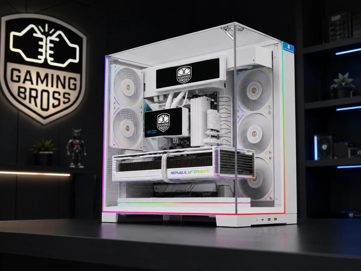 PC Gaming RTX 5090 Ryzen 9 9950X3D 64GB DDR5 SSD 6TB BROSS TITAN VISION – immagine prodotto 3