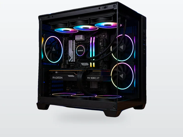 PC Gaming RX 9060 XT Ryzen 5 8400F 16GB DDR5 SSD 1TB BROSS NOVA ENTRY – immagine prodotto 2