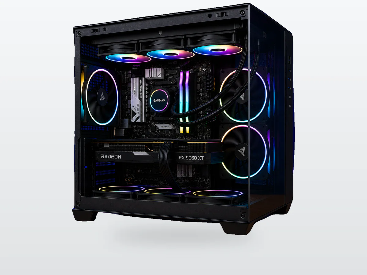 PC Gaming RX 9060 XT Ryzen 5 8400F 16GB DDR5 SSD 1TB BROSS NOVA ENTRY – immagine prodotto 3