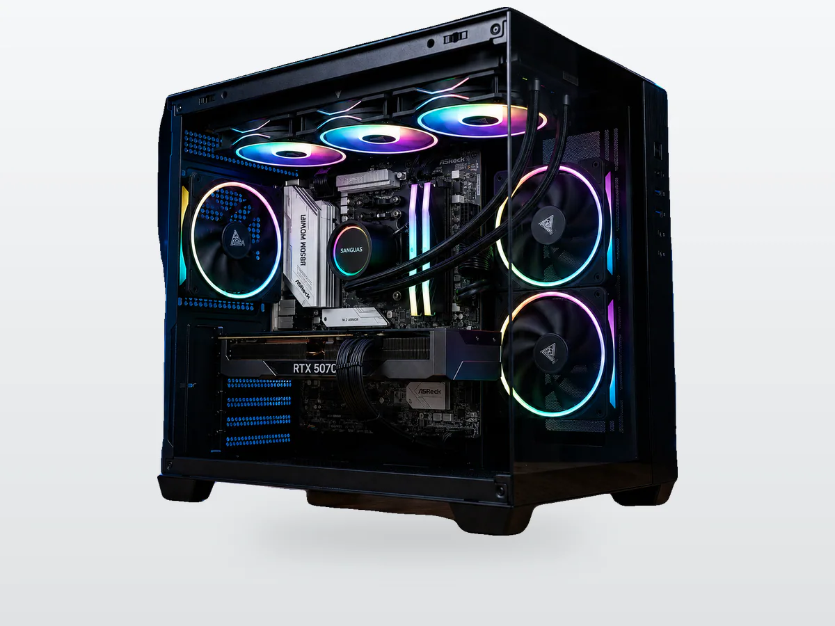 PC Gaming RTX 5070 Ryzen 7 9700X 32GB DDR5 SSD 1TB BROSS NEXUS