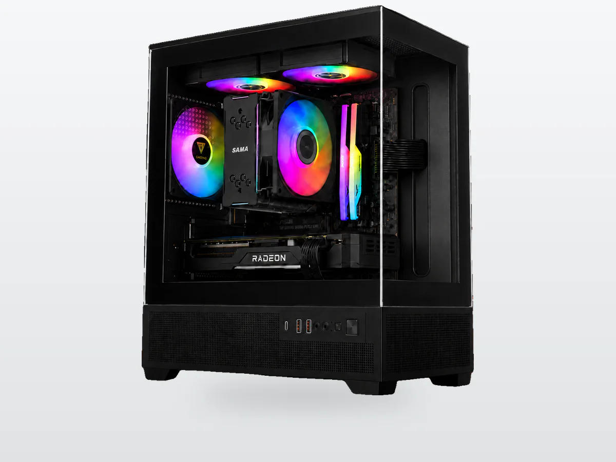 PC Gaming RX 9060 XT Ryzen 5 9600X 16GB DDR5 SSD 1TB BROSS AMD CORE