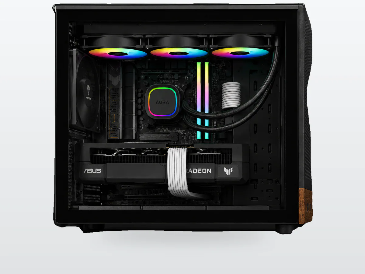 PC Gaming RX 9070 XT Ryzen 7 9800X3D 32GB DDR5 SSD 1TB BROSS ATHENA