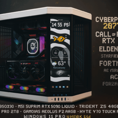 “GODMODE BROSS” – Attiva il cheat definitivo. Nessun limite. Nessun nemico. 48GB RAM DDR5 / Ryzen 9 9950X3D /RTX 5090 Liquid/