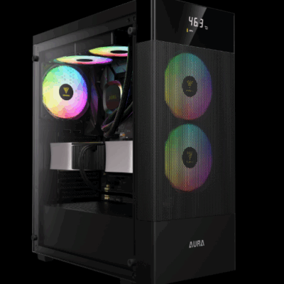 GAMDIAS CASE MID TOWER AURA GC5 ELITE ARGB TG 3x120mm ARGB MESH DIGITAL DIS – GAMAURAGC5ELITEARGB