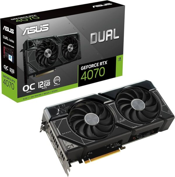 VGA Asus GeForce? RTX 4070 12GB DUAL EVO OC D6 - ASUS