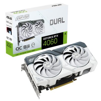 VGA Asus GeForce? RTX 4060 8GB DUAL EVO OC White – ASUS