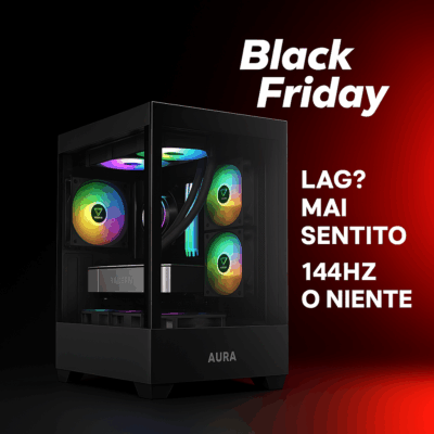 Lag? Mai Sentito – Black Friday Edition 2025 con RX 9060 XT e Ryzen 5 8400F
