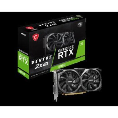 VGA MSI GeForce? RTX 3050 8GB Ventus 2X XS OC – MSI