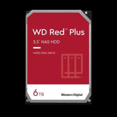 HDD WD Red Plus WD60EFPX 6TB/8,9/600 Sata III 256MB  – Western Digital