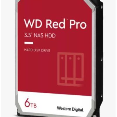 HDD WD Red Pro WD6003FFBX 6TB/8,9/600/72 Sata III 256MB  (CMR) – Western Digital