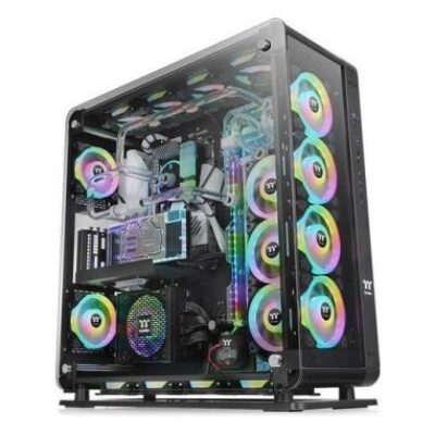 THERMALTAKE CASE TOWER CORE P8 TG Black/Black/Wall Mount/SPCC/4mm TGx3 – THERCA1Q200M1WN00