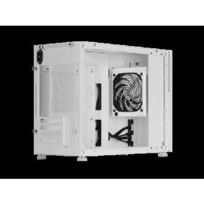 MARSGAMING CASE MINI-TOWER MC-LCDW WHITE 8” IPS LCD TG – MGMCLCDW
