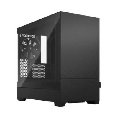 FRACTAL CASE M ATX POP MINI SILENT BLACK TG CLEAR TINT FD-C-POS1M-02 – FRFDCPOS1M02