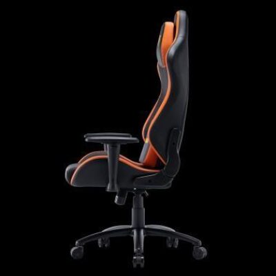 GAMDIAS SEDIA GAM. ZELUS M3 L BO NERA/ARANCIO POGGIATESTA REGOLABILE – GAMZELUSM3LBO