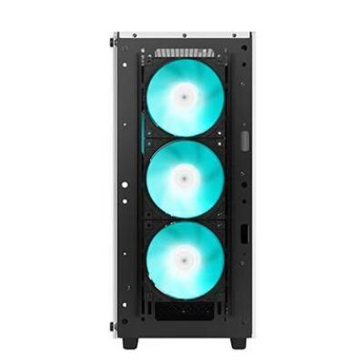 DEEPCOOL CASE MID TOWER CC560 V2 WHITE 3+1×120 LED FAN TG – DPCC560WHV2