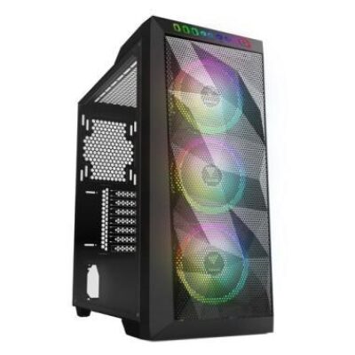 GAMDIAS CASE MID TOWER ATHENA M1 3x120mm FAN ARGB – GAMATHENAM1