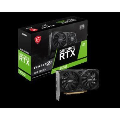 VGA MSI GEFORCE RTX 3050 VENTUS 2X 6G OC – VGAMSIRTX3050V2X6GOC