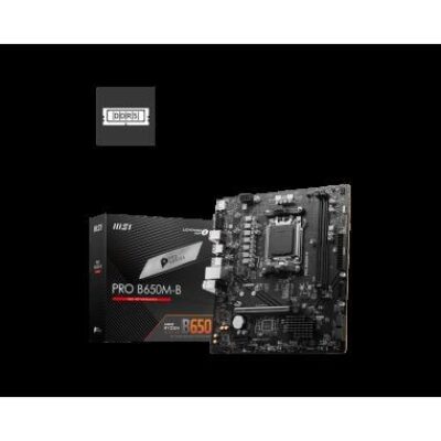 MB MSI PRO B650M-B M.ATX DDR5 AMD AM5 – MBMSIPROB650MB