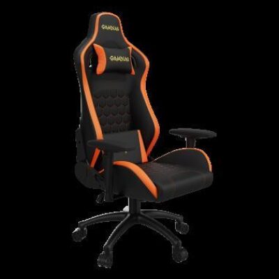 GAMDIAS SEDIA GAMING ZELUS M2 L BO NERA/ARANCIO VINYLPELLE MULTI-REGOLAZION – GAMZELUSM2LBO