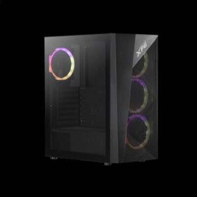 ADATA XPG CASE MID.T LANDER5004A TG, 4 x 120 ARGB FAN – ADLANDER5004ABKCWW