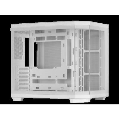 MARS GAMING CASE MC3TCOREW TRIPLO VETRO TEMPERATO FINO A 10 VENTOLE, BIANCO – MGMC3TCOREW