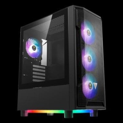 GAMDIAS CASE MID TOWER ATHENA M6 LITE 4FAN ARGB 120mm TG – GAMATHENAM6LITE