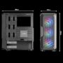MARSGAMING CASE TOWER MC-TOR WINDOW+MESH, 3x FRGB FAN, BLACK - MGMCTOR