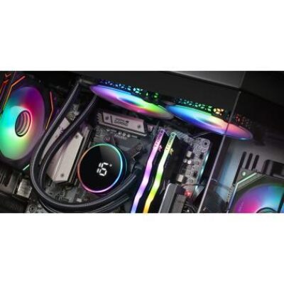 MARSGAMING WATERCOOLING ML-LCD240, 500W TDP, LCD DISPLAY, NERO – MGMLLCD240