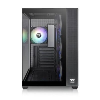 THERMALTAKE CASE M.TOWER VIEW 380TG ARGB BLACK TG 4xARGB Fan – THERCA1Z200M1WN00