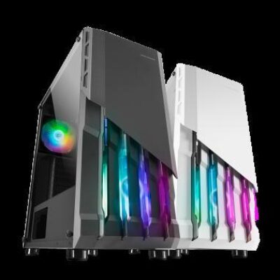 MARSGAMING CASE MID TOWER MC-X2 BLACK F.METAL, 2×12 FRGB, USB3 WINDOWS – MGMCX2