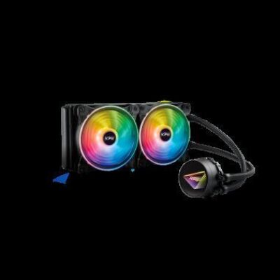ADATA DISSIPATORE CPU ACQUA LEVANTE X 240 ARGB BLACK RGB mirror pump head – ADLEVANTEX240BKCWW