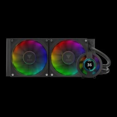 GAMDIAS RAFF.LIQUIDO CHIONE P3-240U 2xFAN ARGB LCD – GAMCHIONEP3240U