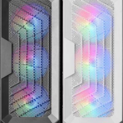 MARSGAMING CASE TOWER MC-TOR WINDOW+MESH 3x FRGB FAN WHITE – MGMCTORW