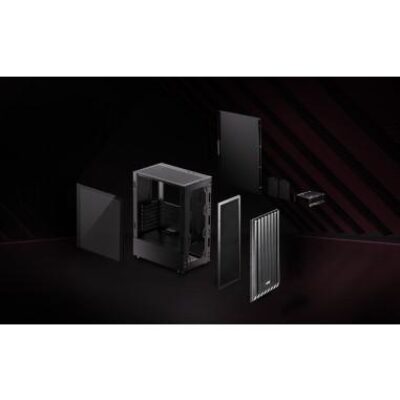 ADATA XPG CASE MID.T VALOR STORM BLACK TG no ventole – ADVALORSTORMMTWFBKCW