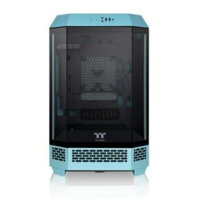 THERMALTAKE CASE MICRO THE TOWER 300 TURQUOISE  WIN SPCC 3*TG 2FAN*CT140 ME – THERCA1Y400SBWN00