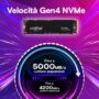 SSD CRUCIAL 2TB P3 PLUS CT2000P3PSSD8 M.2 NVME 4x4 R/W 5000/4200 (SIAE) - CRCT2000P3PSSD8