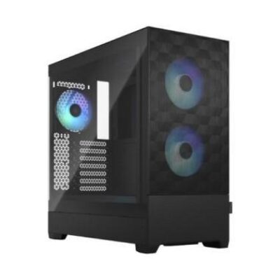 FRACTAL CASE MID TOWER POP AIR RGB BLACK TG CLEAR TINT – FRFDCPOR1A06