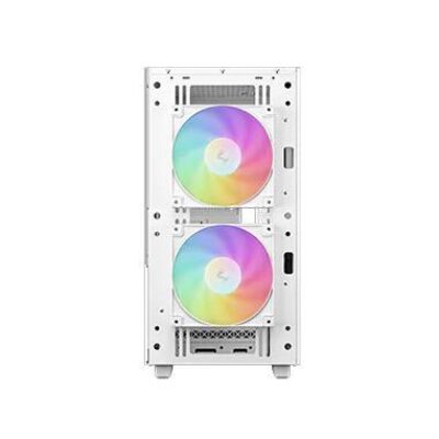 DEEPCOOL CASE MICRO ATX CH360 WHITE 2*140+1*120mm ARGB FAN – DPCH360WH