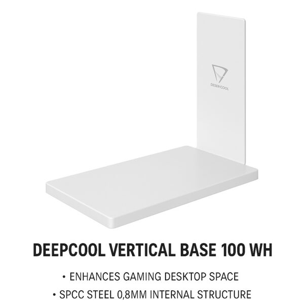 DEEPCOOL VERTICAL BASE 100 BIANCO PER CH160 CH170 - DPVERTBASE100WH