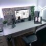 DEZCTOP DESK PANNELLI KIT 4 PEZZI PER SCRIVANIA 160 OAK AC-BFTDB4X-SW1 SNOW - DEZCTACBFTDB4XSW1