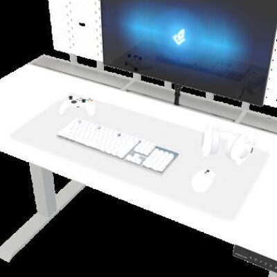 DEZCTOP ACC. TAPPETINO PER MOUSE BIANCO RESISTENTE ALL’ACQUA 900x400mm – DEZACMPNQ90WH1