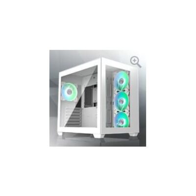 RAIJINTEK CASE M.TOWER  PAEAN C7 WHITE TG4 4xARGB FAN 4xTG 410mmVGA – RAPAEANC7WHITETG4
