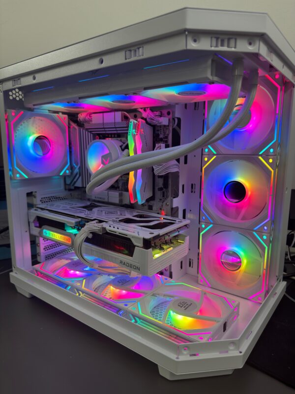PRONTA CONSEGNA PC GAMING MONSTER BUILD RX 9070 – EDIZIONE WHITE ❄️ ✨ SOLO 1 PEZZO DISPONIBILE
