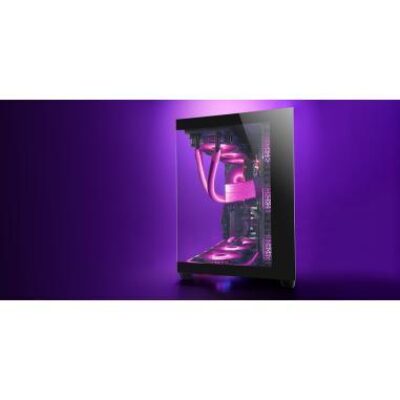 MARSGAMING CASE TOWER XXL MCV4 BLACK E-ATX FRAMELESS 90º TG GLASS – MGMCV4