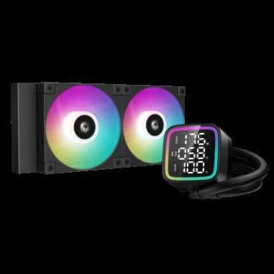 DEEPCOOL RAFF. CPU LIQUIDO LD240 LED RGB & DISPLAYR-LD240-BKMSN-G-1 – DPLD240