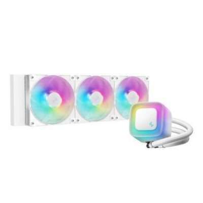 DEEPCOOL RAFF. LIQUIDO LE360 V2 BIANCA 3*ARGB – DPLE360WHV2